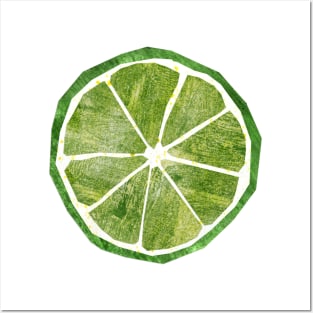 Lime - slice Posters and Art